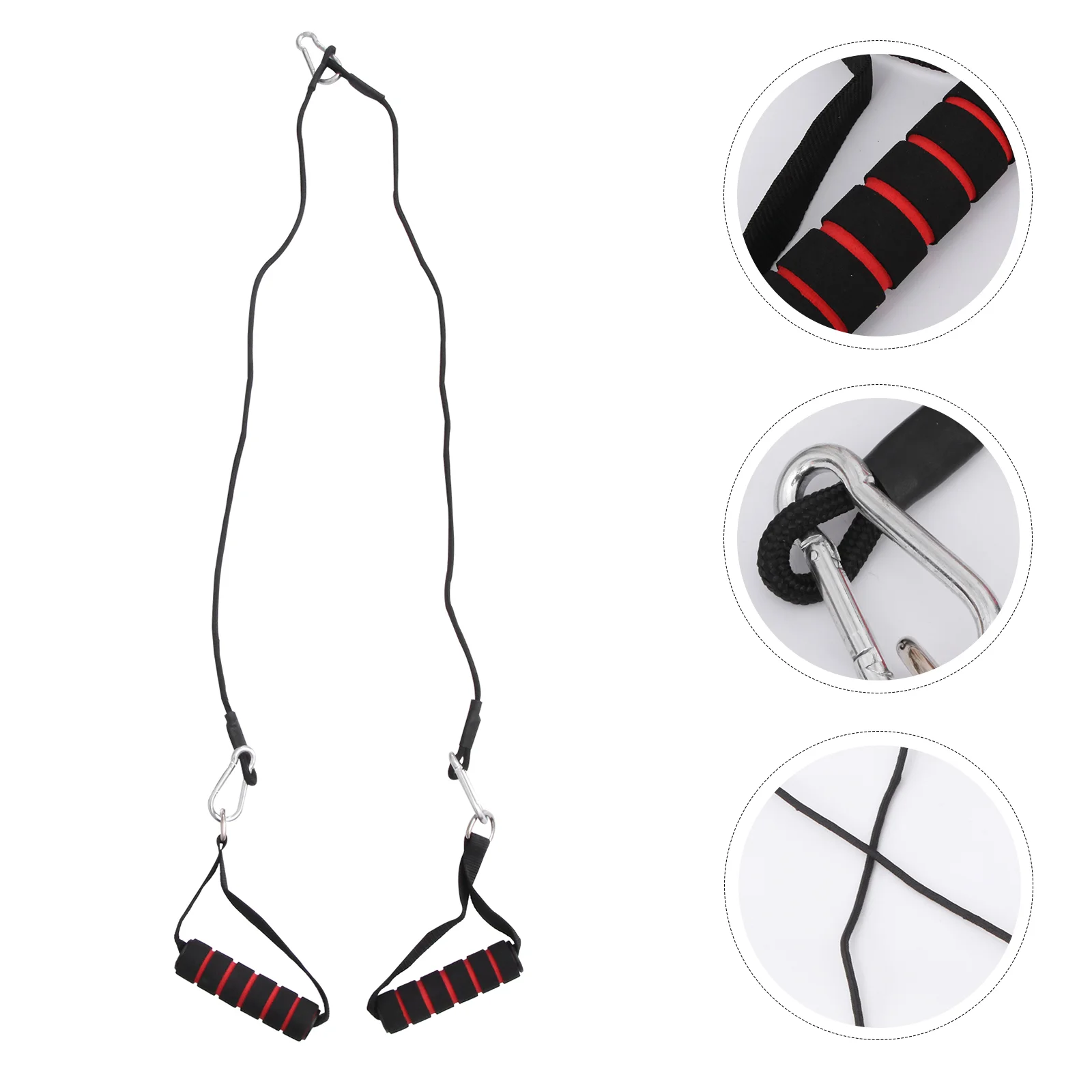 

Fitness Handle Home Biceps Rope Pulley System Ropes Cable Equipment Tricep Pulldown Attachment Nylon Man