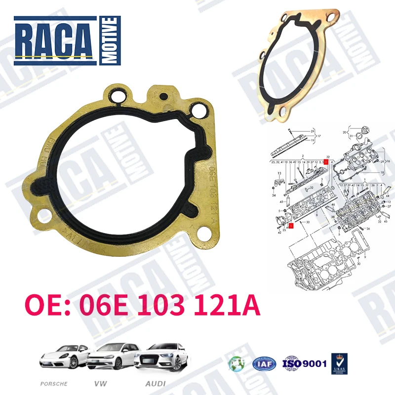 Do VW Touareg Huion Audi q5q7a4a5a6a7a8 Porsche Panamera Cayenne uszczelka pokrywy głowicy cylindra odpowiednia 06E 103121 A 95810452110 ﻿