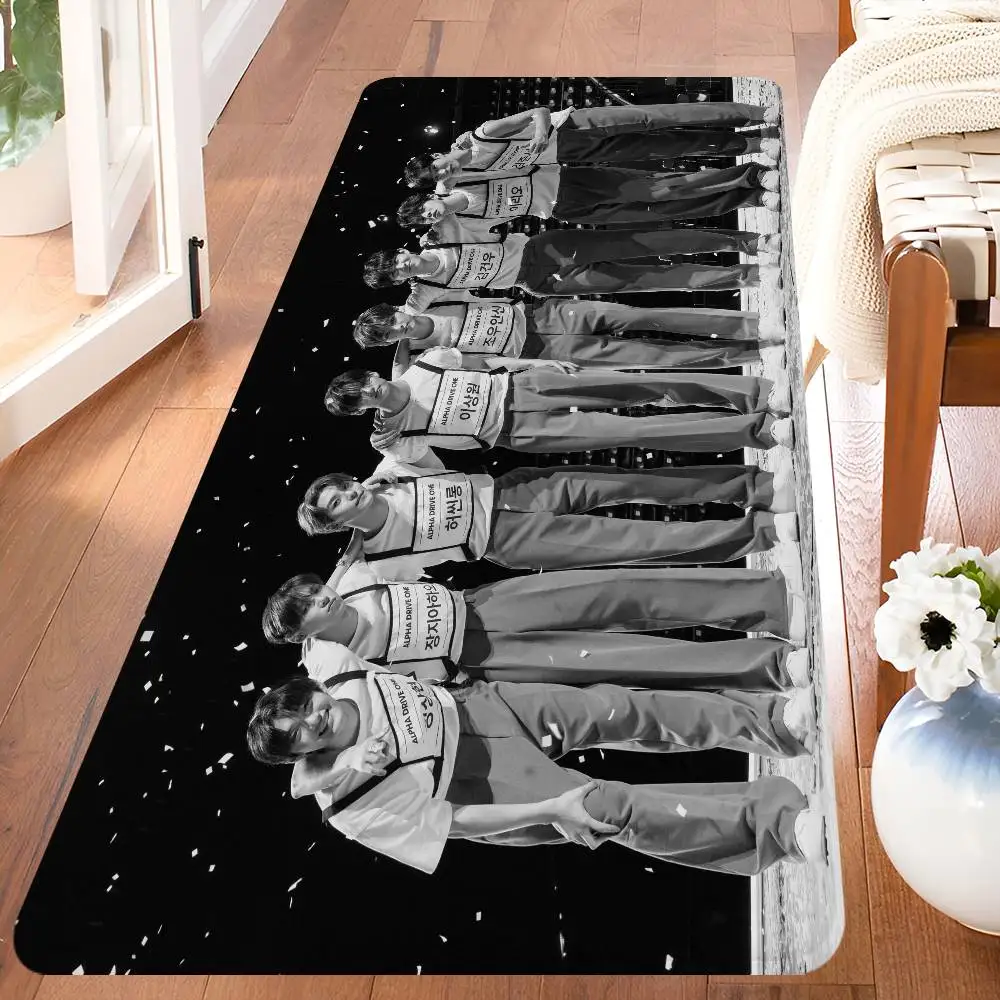 Kpop Group A-Alpha D-Drive O-One Entrance Door Mat Nordic Style Home Doormat Bathroom-Toilet Mats Bedroom Hotel Decor Mat