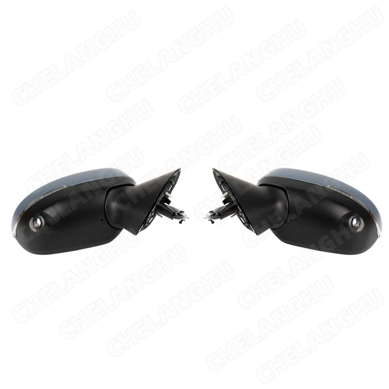 1Pair 9+2Pin Reversing Mirrors For Mitsubishi Outlander 2023 Rear Mirror Assembly With Turn Lamp Camera Power Adjust Paintable