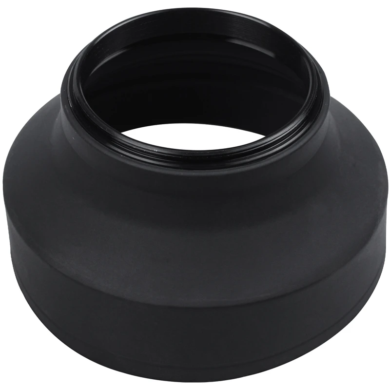 Top-58Mm 3 In 1 Rubber Lens Hood For Canon Sony Nikon D3100 3200 D3300