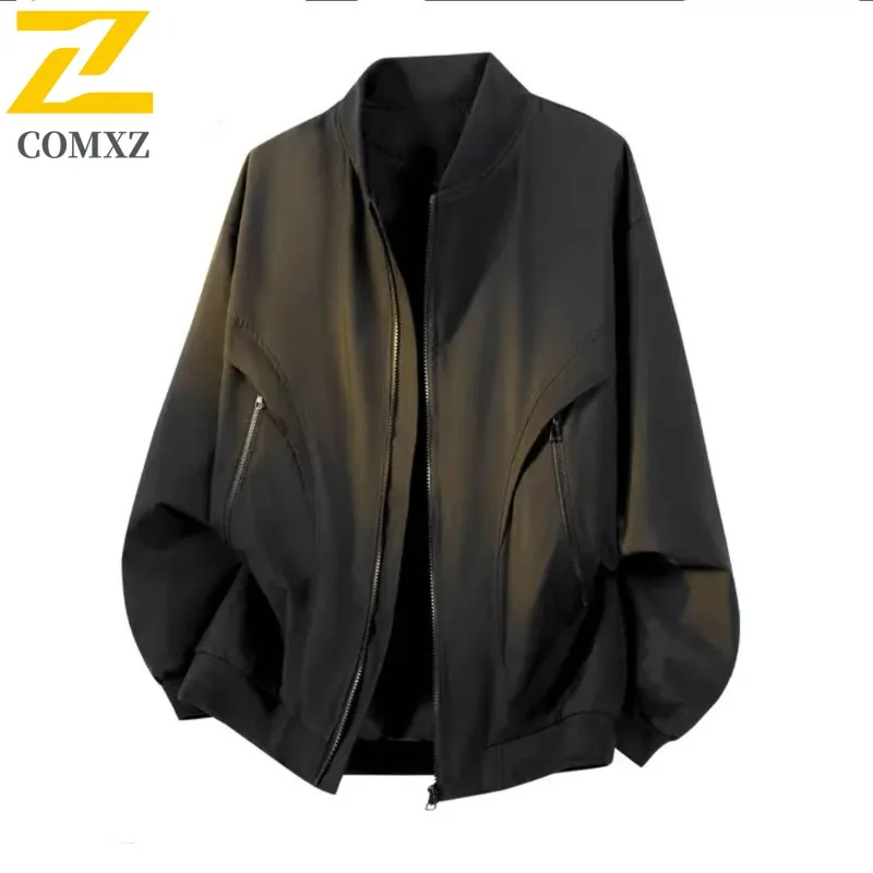 EiAO Jacket Vintage  Men Women Windproof Waterproof Baseball Collar Quilted Coat Couple's Oversized Puffer Vest for Outdoor 2025