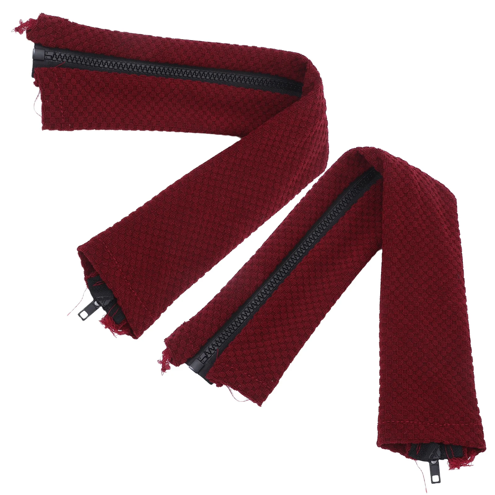 

2Pairs Office Chair Armrest Covers Washable Elastic Stretchable Protector Slipcovers Zipper Design for Swivel Gaming Chairs