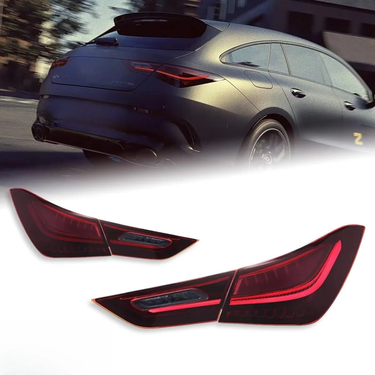 

XDS Best Selling For CLA Tail Light Assembly 2020-2024 W118 Base Model Upgrade To High-Spec LED Running Lights And