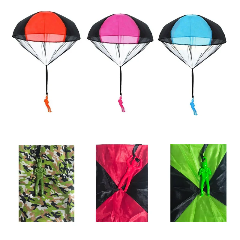 Juguetes de paracaídas para niños, sin enredos, paracaídas volador al aire libre, juguetes exteriores para hombres, cesta de Pascua, Idea única, regalo para niños y niñas