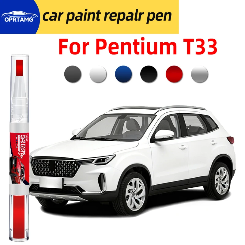 Caneta de reparo de pintura automotiva para pentium t33, caneta de pintura para carro, reparo de arranhões, acessórios automotivos, ferramentas de pin