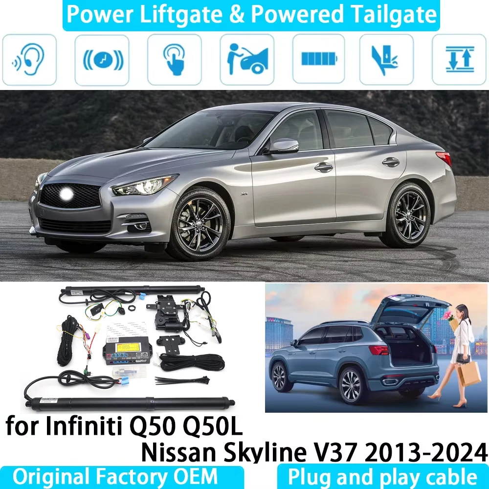 for Infiniti Q50 Q50L Nissan Skyline V37 Automatic Electric Power Liftgate Powered Tailgate Strut Tail Gate Lift System