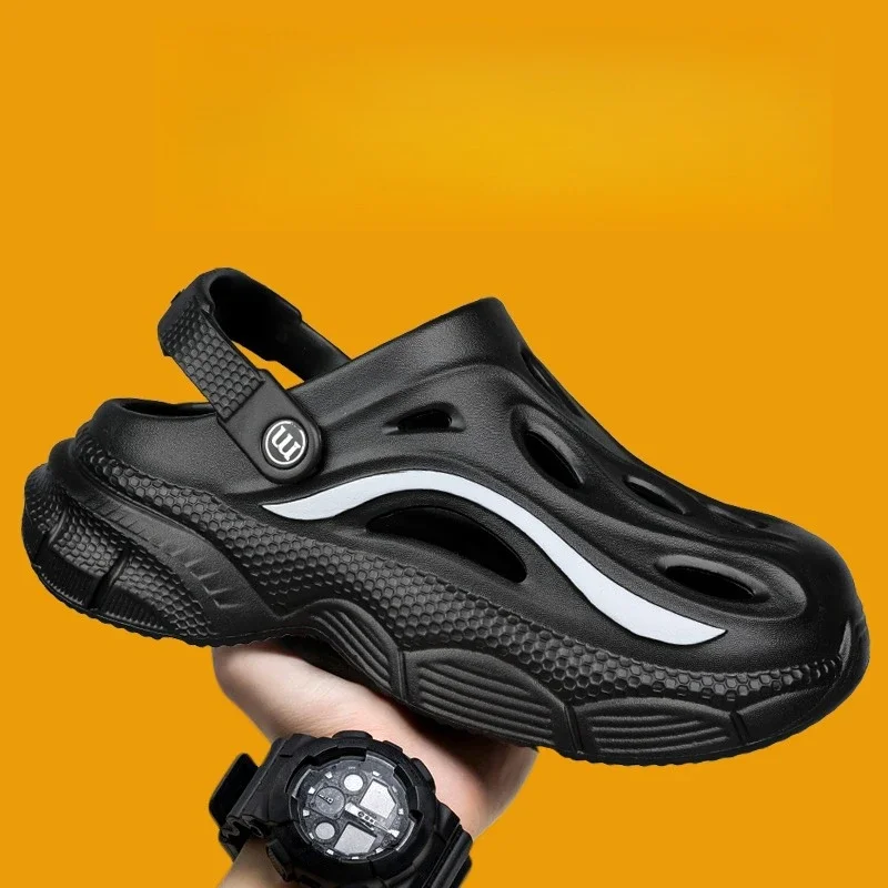 

New Mens Sandals Summer Casual Clogs for Men Fashion Slippers Outdoor Sports Sandal Ultra Soft Thick Bottom Beach Shoes for Men