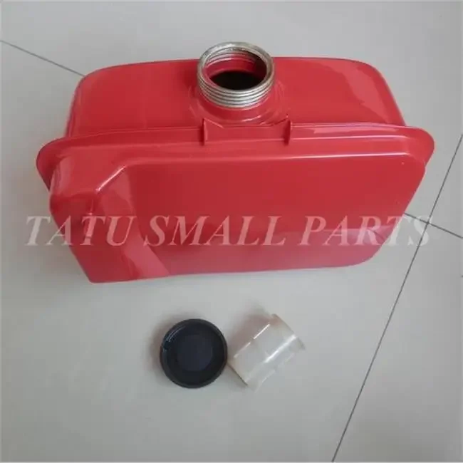 L100 DIESEL FUEL TANK CMPL. CW.  FOR YANMAR  L90 & MORE 406CC 9HP ENGINE TILLER CULATIVATOR CAP FILTER PETCOCK  4.5L RED / BLACK