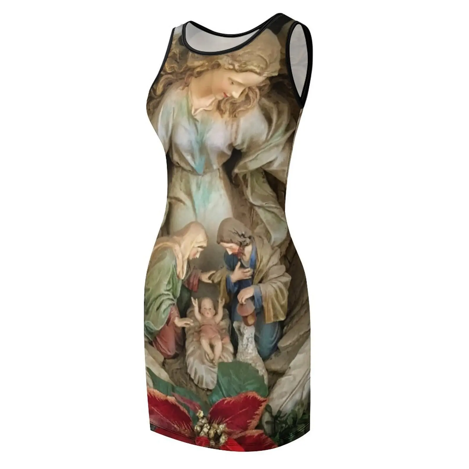 ชุดเดรสแขนกุดแองเจิลเนทิวิตี้สำหรับงานพรอม ชุดราตรีผู้หญิง ชุดราตรีสตรี