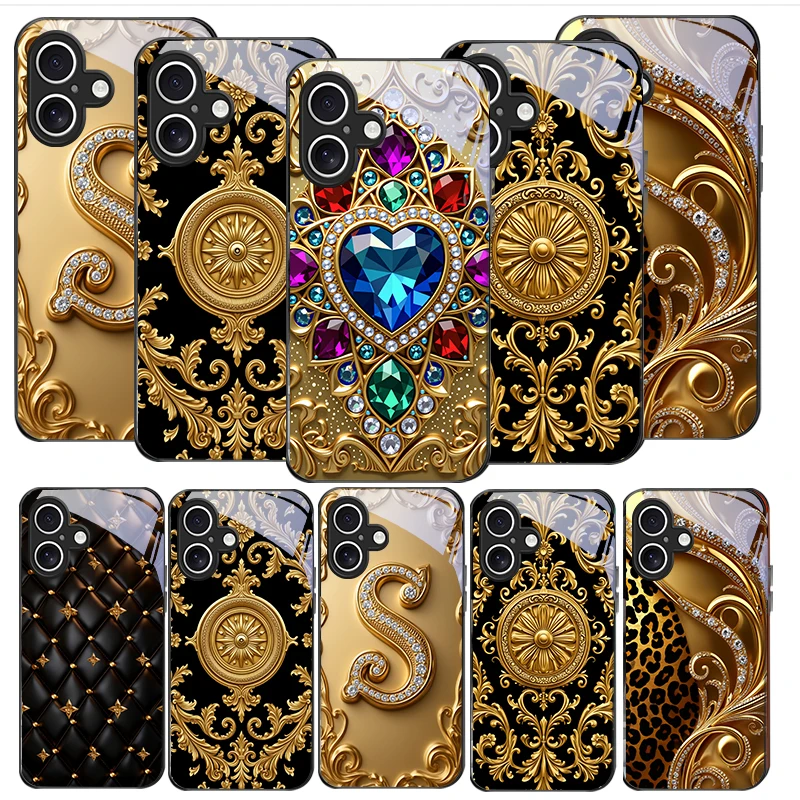 

Secret Realm Blue Heart For iPhone 17 Air 16 E 15 Plus 14 Pro Max 13 12 mini 11 5 6 7 8 Plus XR XSMax SE Black Glass Phone Case