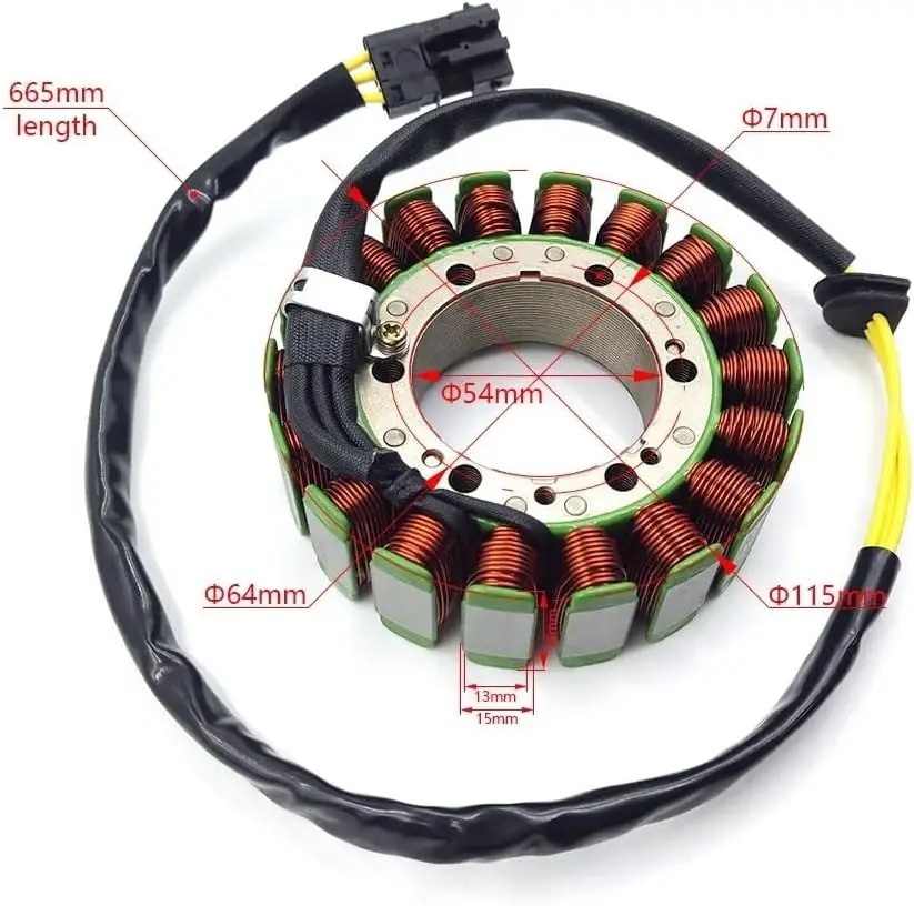 

Original Generator Stator Coil Assembly Kit 12318524422 For F650gs 2009-2014 F700gs F800r F800s F800gs F800st F800gt