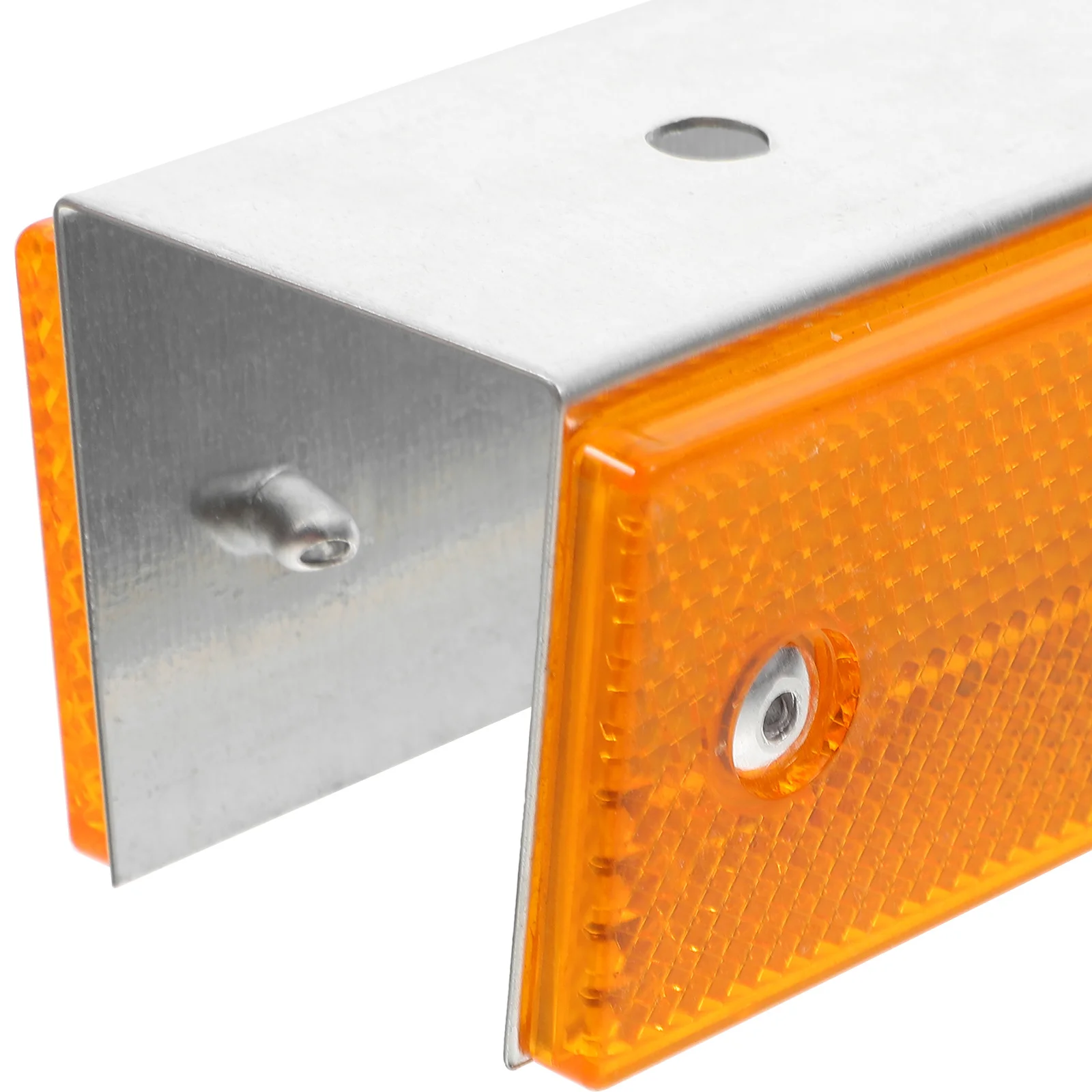 2Pcs Outdoor Road Safety Reflector High Visibility Reflective Material for Adverse Weather Roadway Pavement Marking Traffic