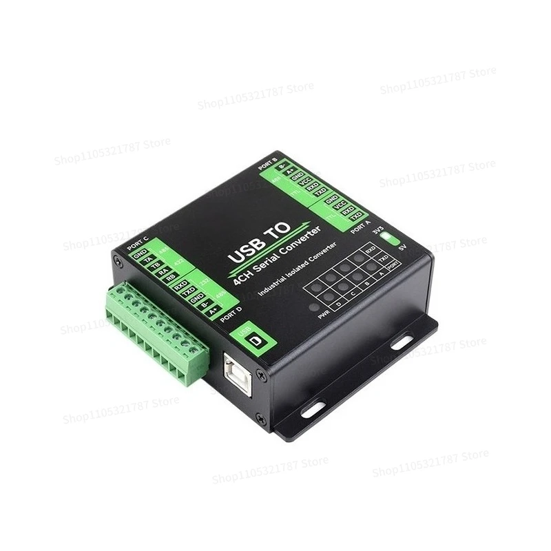 For FT4232HL Industrial USB To RS232/485/422/TTL Isolated, Serial Conversion Module