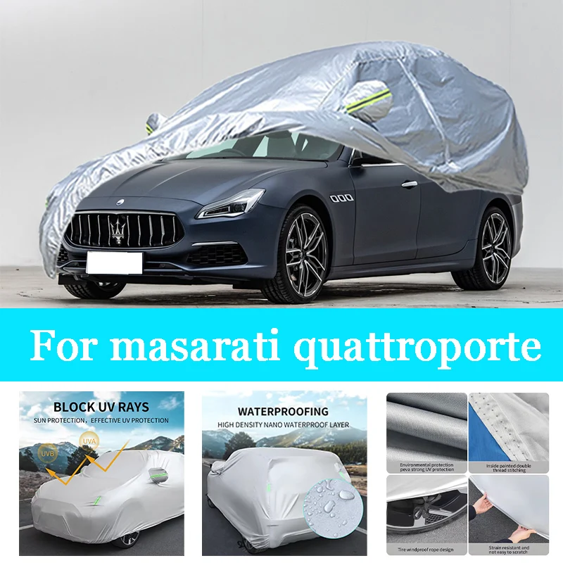 

Car Cover Outdoor Full Cover Sunshade Dustproof Protection Cover Universal For Masarati Quattroporte Hatchback Sedan SUV