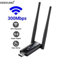 300Mbps 2.4G USB Wireless WiFi Repeater Extender Router WiFi Signal Amplifier Booster Long Range Wi-Fi Repeater Access Point