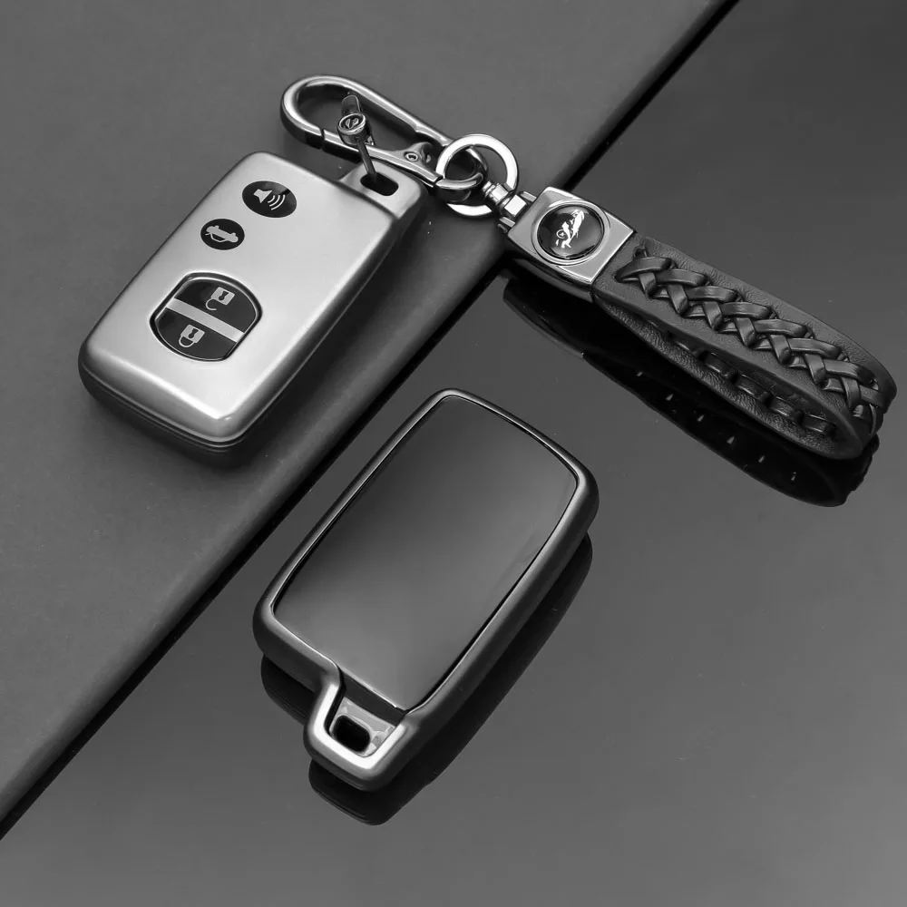 2 3 4 Button Car Key Case for Toyota Prius 30 Alpha Aqua Land Cruiser Auris for Lexus LC 200 Key Cover Holder Remote 2012 - 2014