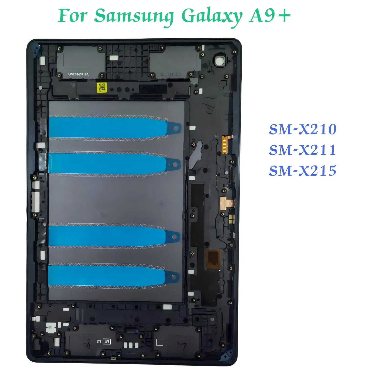 Carcasa Trasera AAA para Samsung Galaxy Tab A9+ X210 SM-X210, Tapa de Batería, Accesorio de Repuesto