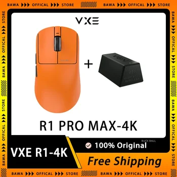 Vgn Vxe 잠자리 R1 4k 무선 E 스포츠 마우스, 트라이 모드 R1 Se 프로 맥스 Paw3395 마우스 R1 4k 동글 리시버, PC 게이머 액세서리