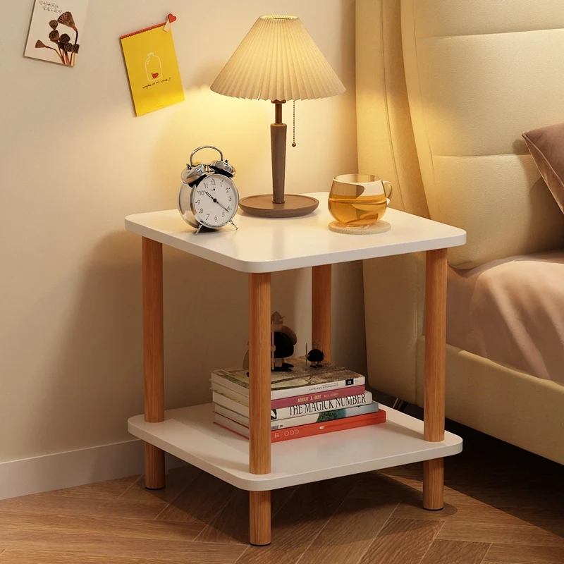 Simple bedroom bedside cabinet household bedroom rack narrow small