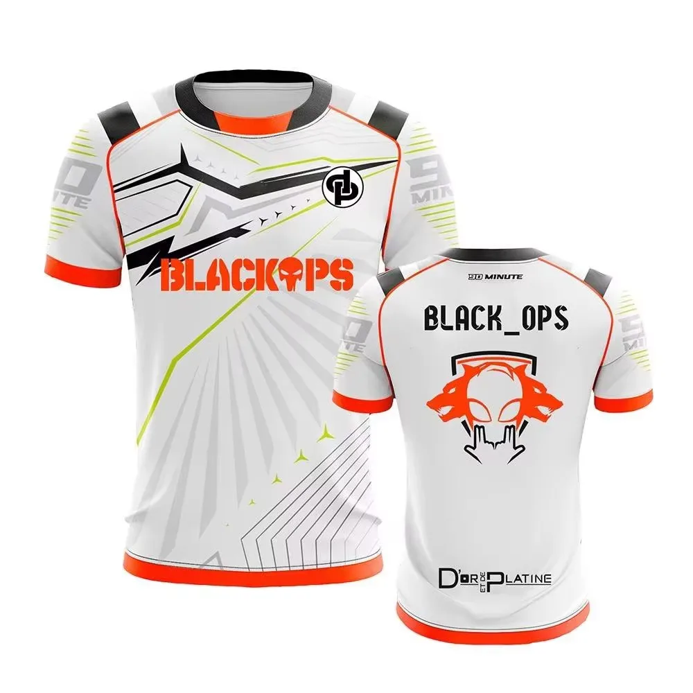 Men's breathable short-sleeved T-shirt, featuring trendy sports-inspired theme printing