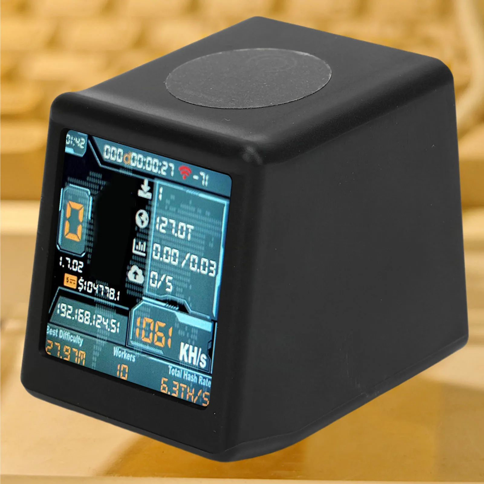 Bitcoin Miner Bitcoin Lottery Miner 1060KH/s Hashrate USB BTC Miner Machine con display da 1,54 pollici per Bitcoin Dogecoin
