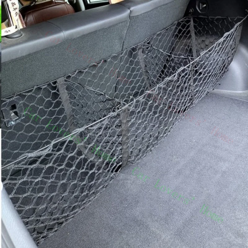 

A+ 3 Pocket Heavy Duty Cargo Mesh Net Car Trunk Bed Storage Organizer Accessories