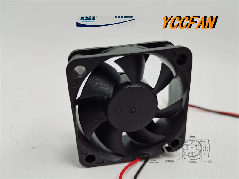 Bantalan bola ganda YDL5020B12 baru 12V0.09A 5020 5CM sasis 50*20MM penghilang panas fan50 * 50*20MM