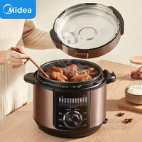 Midea 5L Electric Pressure Cooker Thickened Double Liner Rice Cooker Multifunctional Home Kitchen Appliance For 2-10 People