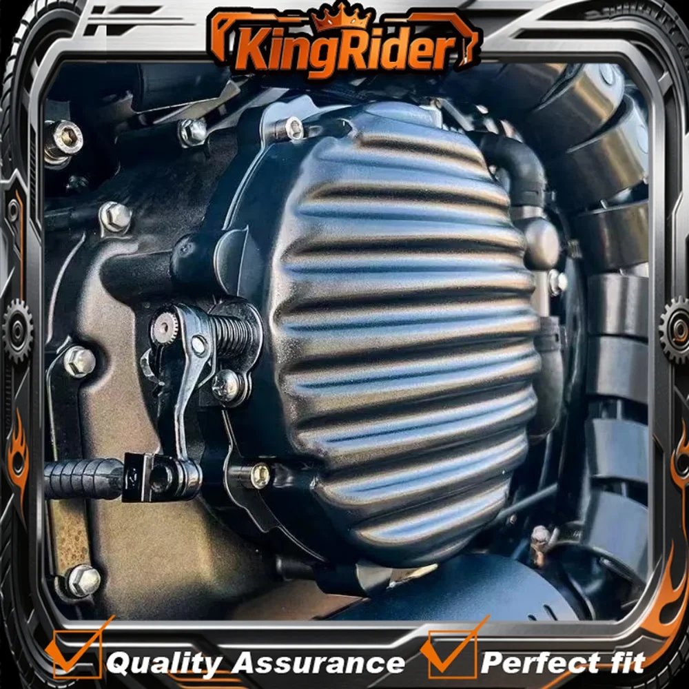 

Retro striped clutch cover decoration, modified clutch cover accessory, BENDA Chinchilla 500/450, Napoleon bob500