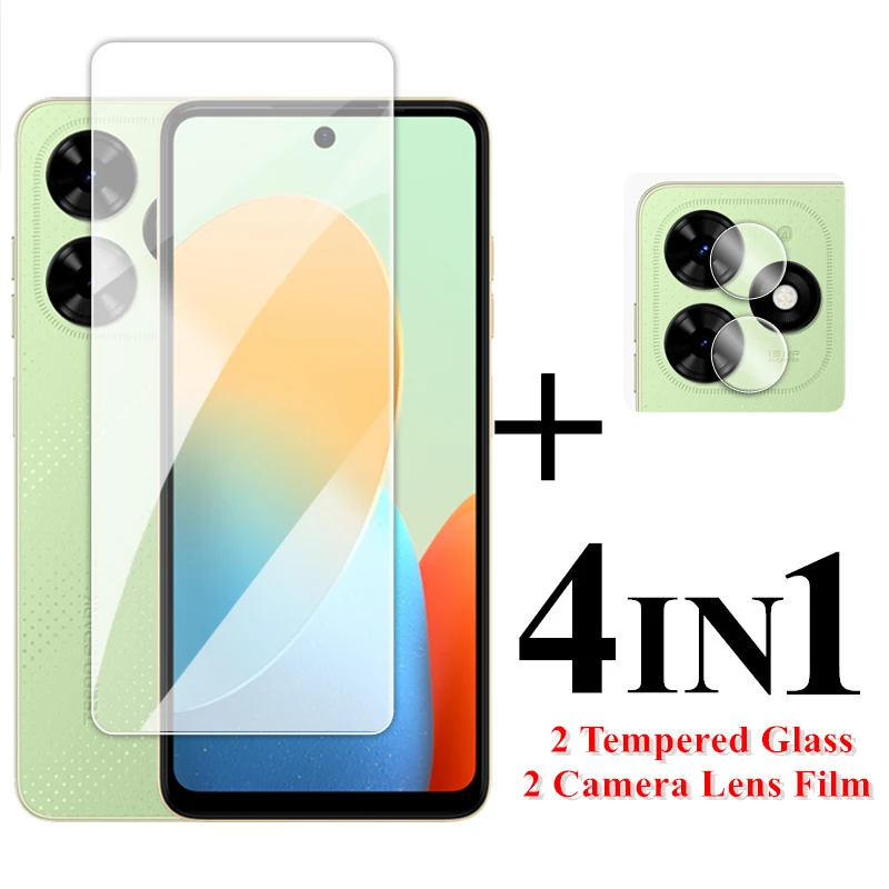 For Tecno Spark Go 2024 Glass 6.6 inch Transparent Screen Protector For Tecno Spark Go 2024 Tempered Glass Spark Go 2024 Film