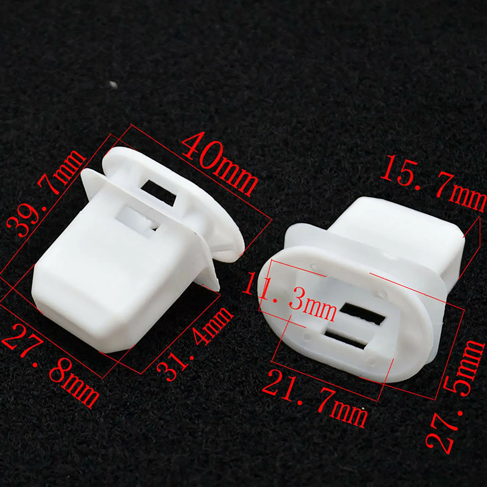 2Pcs Rear Seat Cushion Pad Clip For Audi A3 A4 A5 A6 A7 A8 Q3 Q5 Q7 Q8 Rear Seat Clips Seat Fixed Buckle Fastener