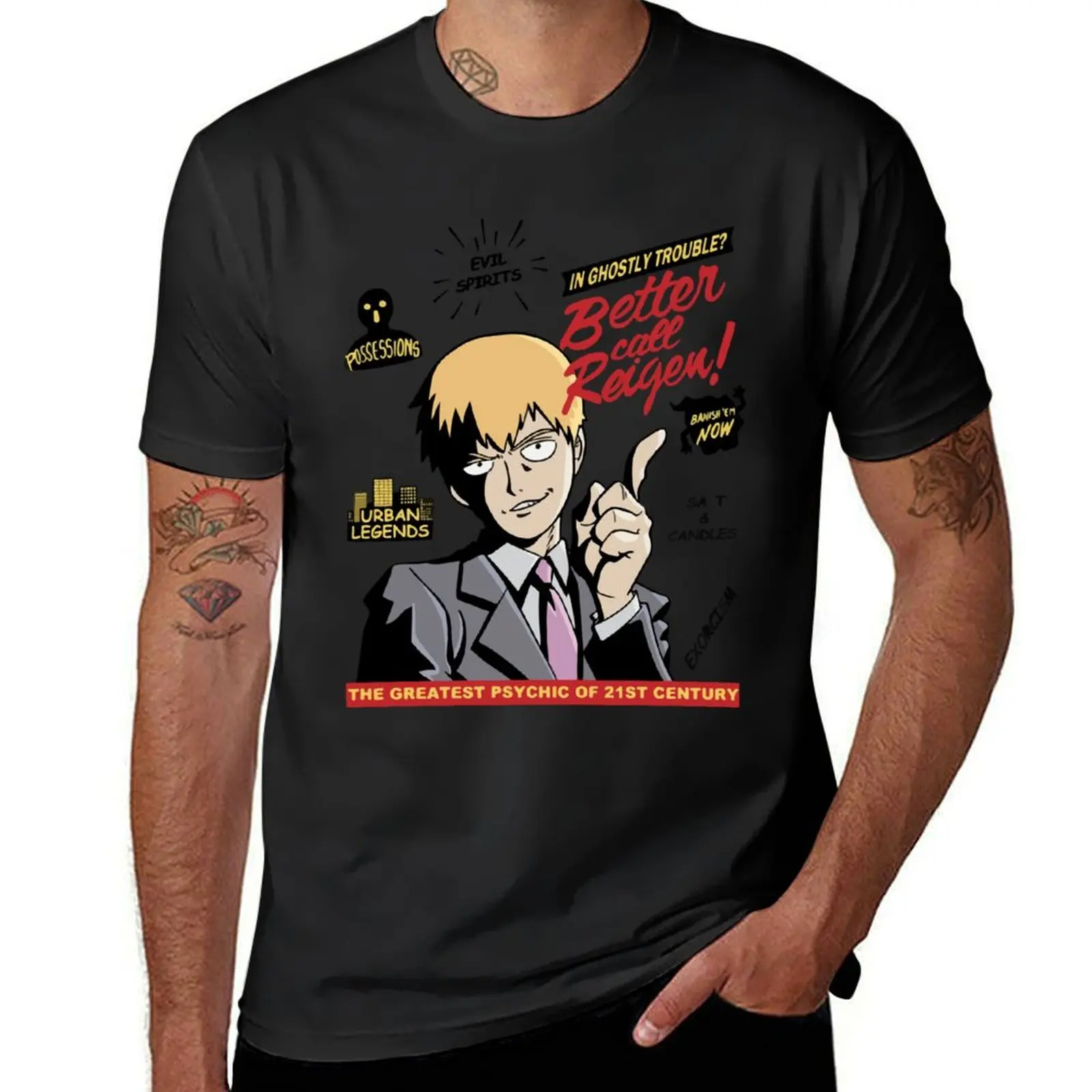 

Better Call Reigen! T-Shirt blue lock vintage anime shirt funny gifts shirts graphic tee men