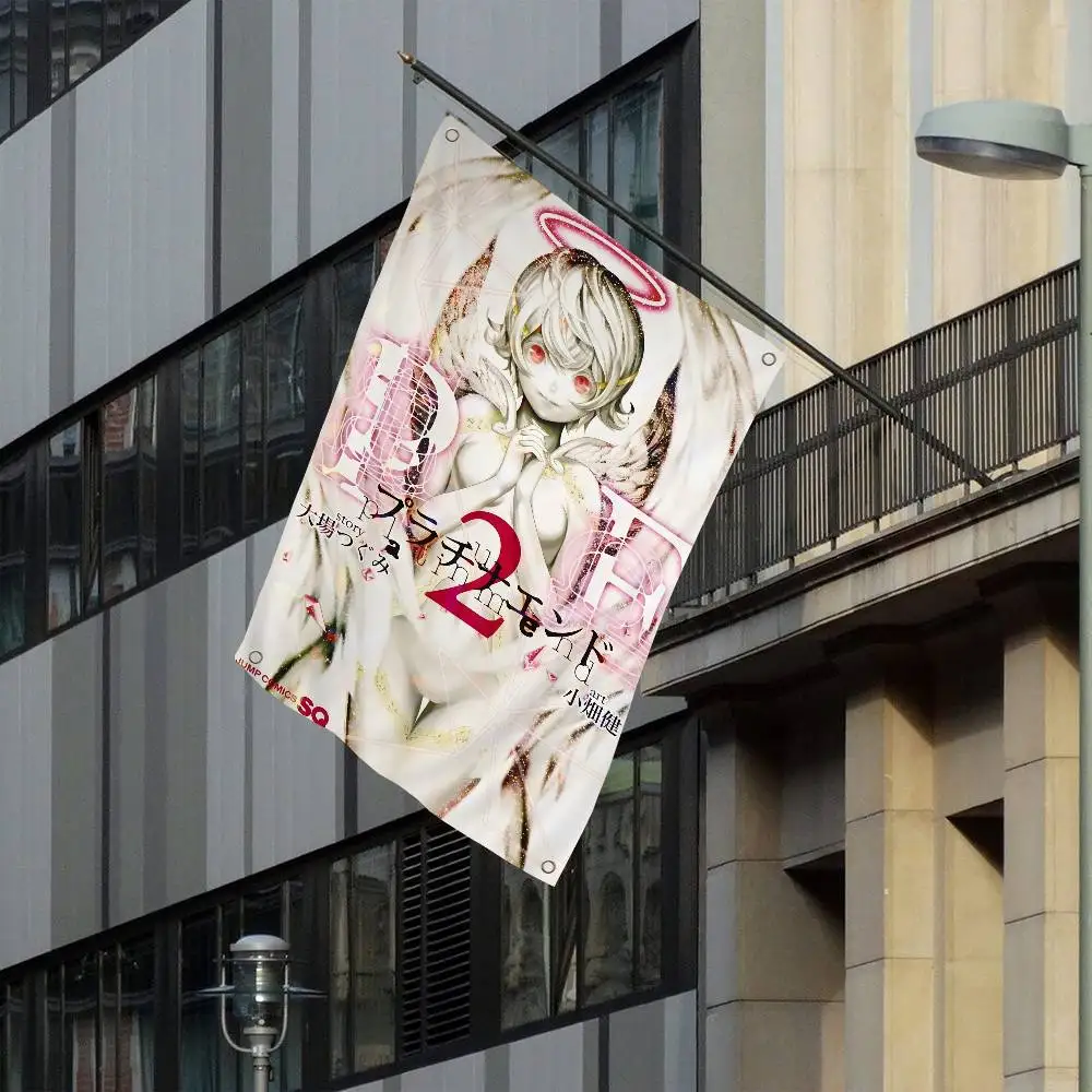 

Anime Platinum End Retro Flags Multiple Choice Living Studio Booth Interior Decoration Banner