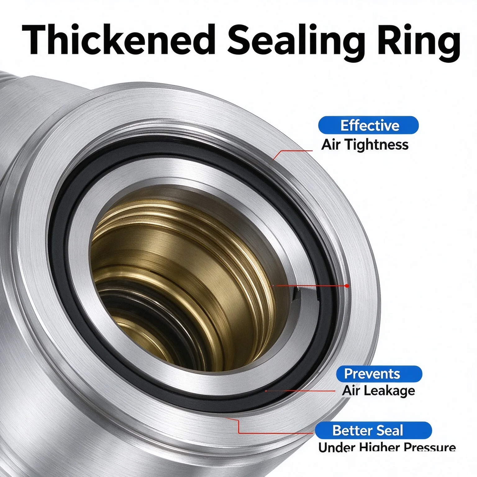 Pneumatic Air Compressor Connector Round Two-Way Three-Way Internal Thread Quick Fittings, Air Tool
