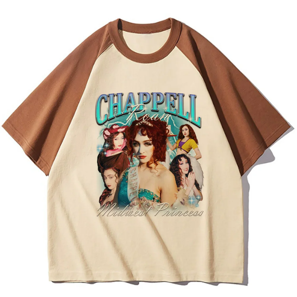 Chappell Roan t shirt donna manga comic top girl 2000s comic harajuku abbigliamento