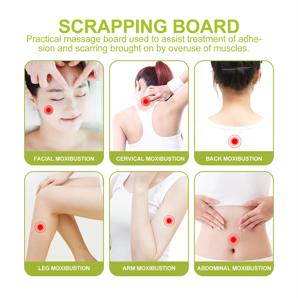 

2pcs Face Massage Rod Body Massager Beauty Scraping Acupressure Bar Home Massaging Tool For Neck Shoulder Legs Feet Back