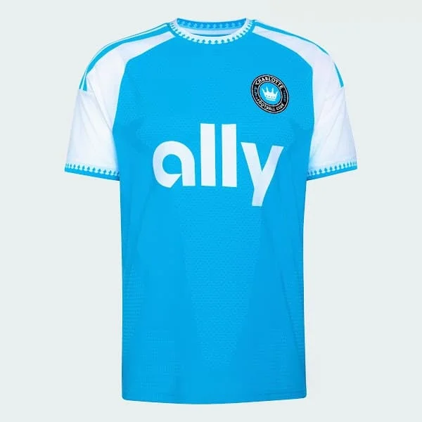 26‑27 Charlotte  Soccer Jersey Men Short Sleeve Quick Dry  Football Fan Version Match Training Tee Sport Uniform Moto