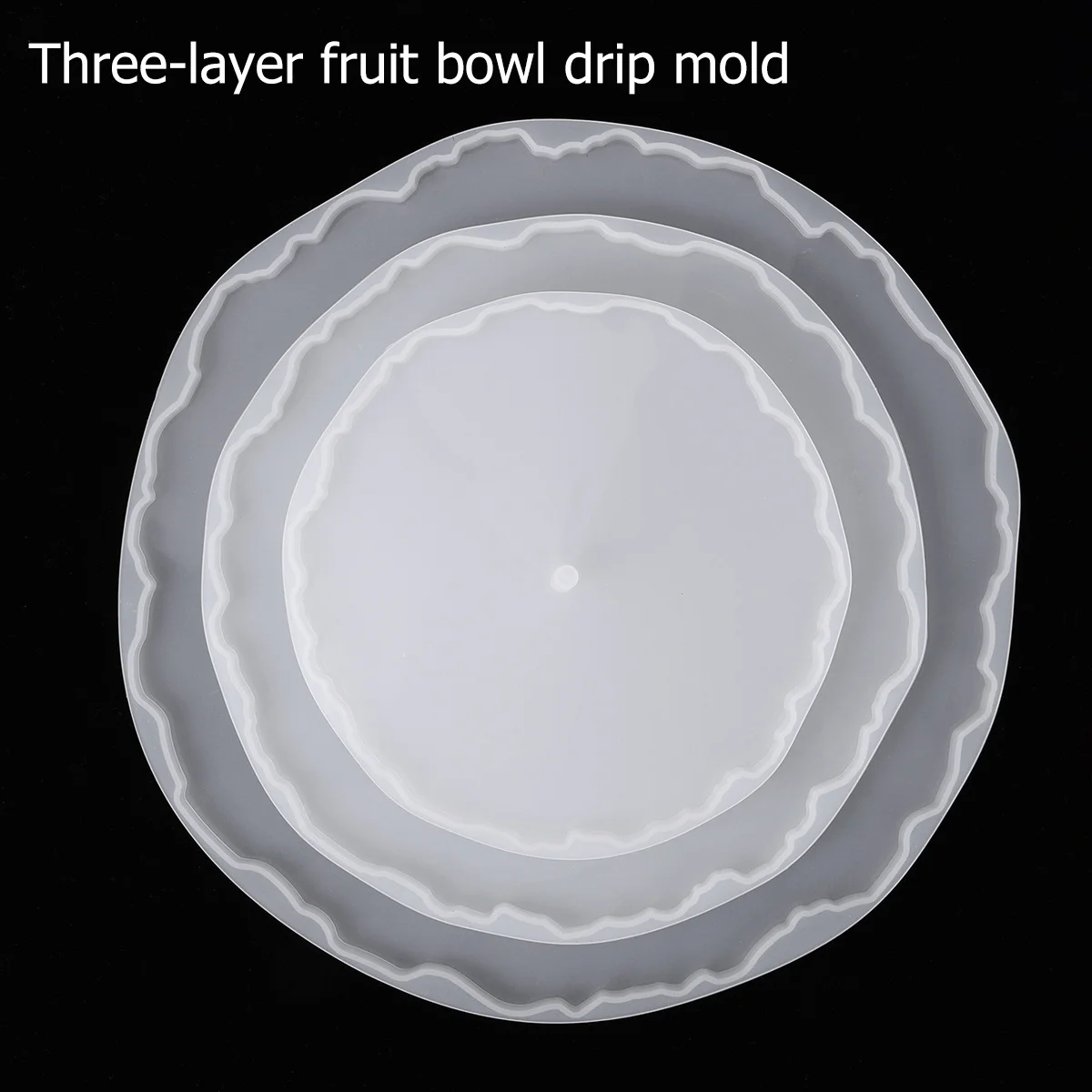 

3 pcs Crystal Drop Mold Silicone Diy Mold For Home Epoxy Resin Craft Making Delicate Creative Tool Jewelry Making Accessory