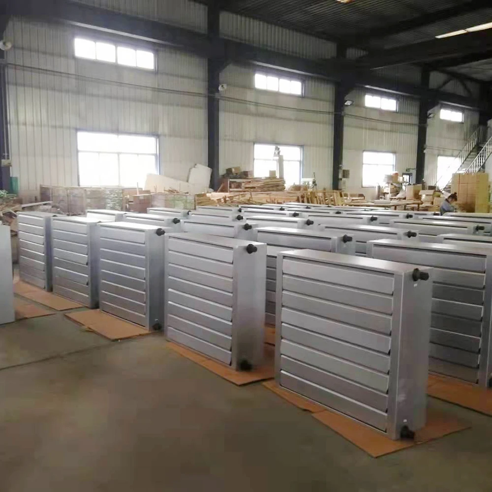 35.5kW 120000BTU 2714m3/h Horizontal Air Delivery Hot Water Unit Heater Fan Heater Space Air Heater For Factory Warehouse Ships view 4