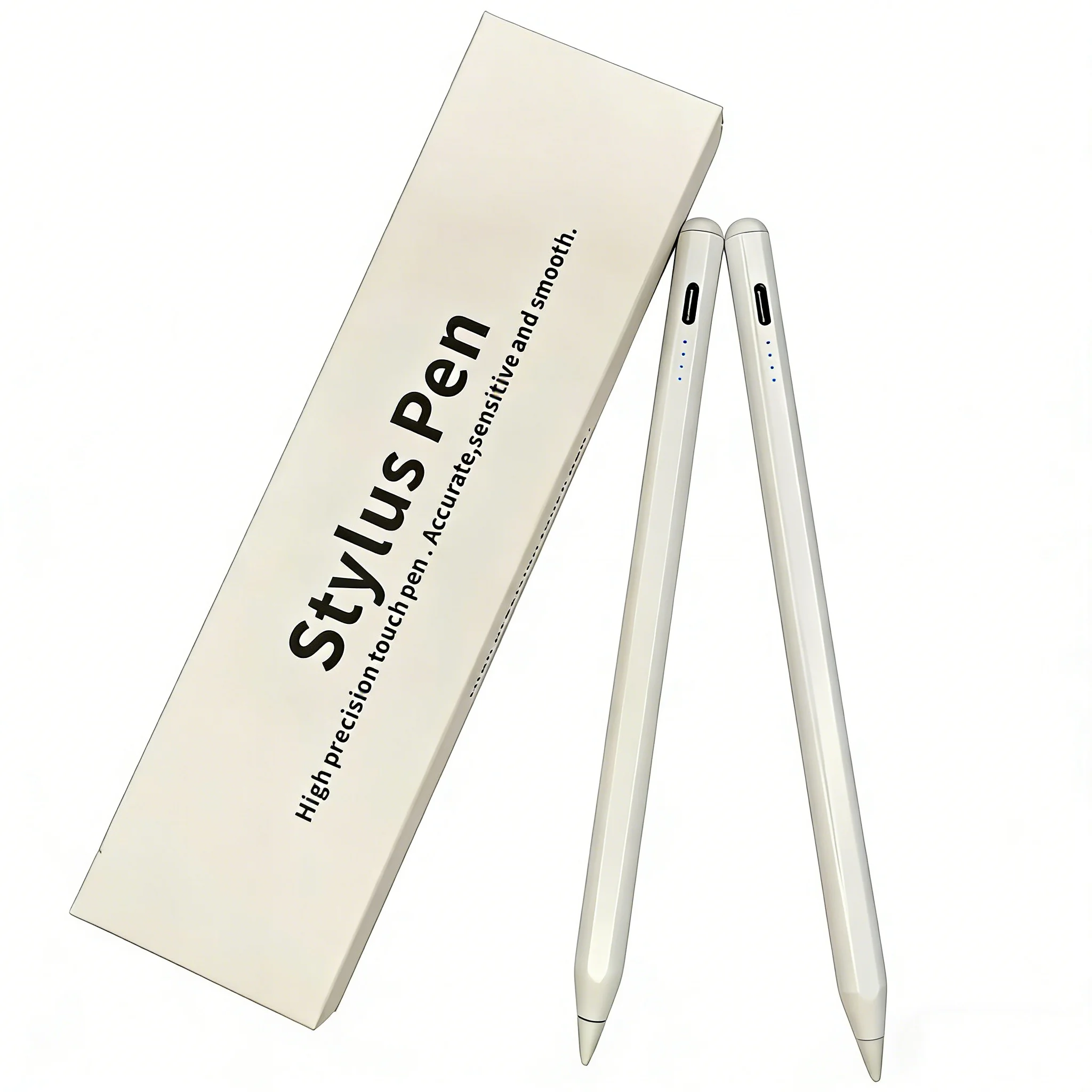 Suitable for Apple 2018-2024 iPad Products Stylus Pen, 1-2pcs, No Bluetooth, Button Version, Active Recognition