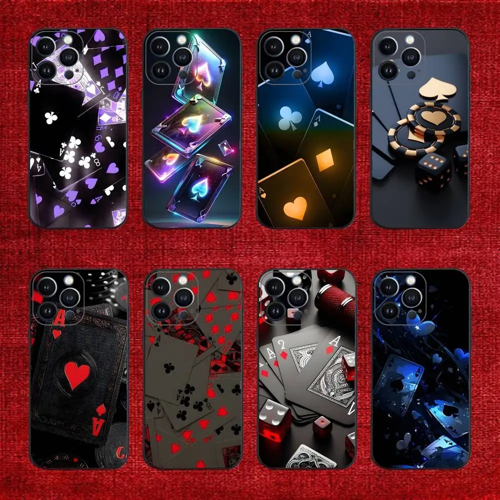 poker-para-capa-de-telefone-para-iphone-16e161514131211proxxsmaxxrplusmini-capa-preta-macia