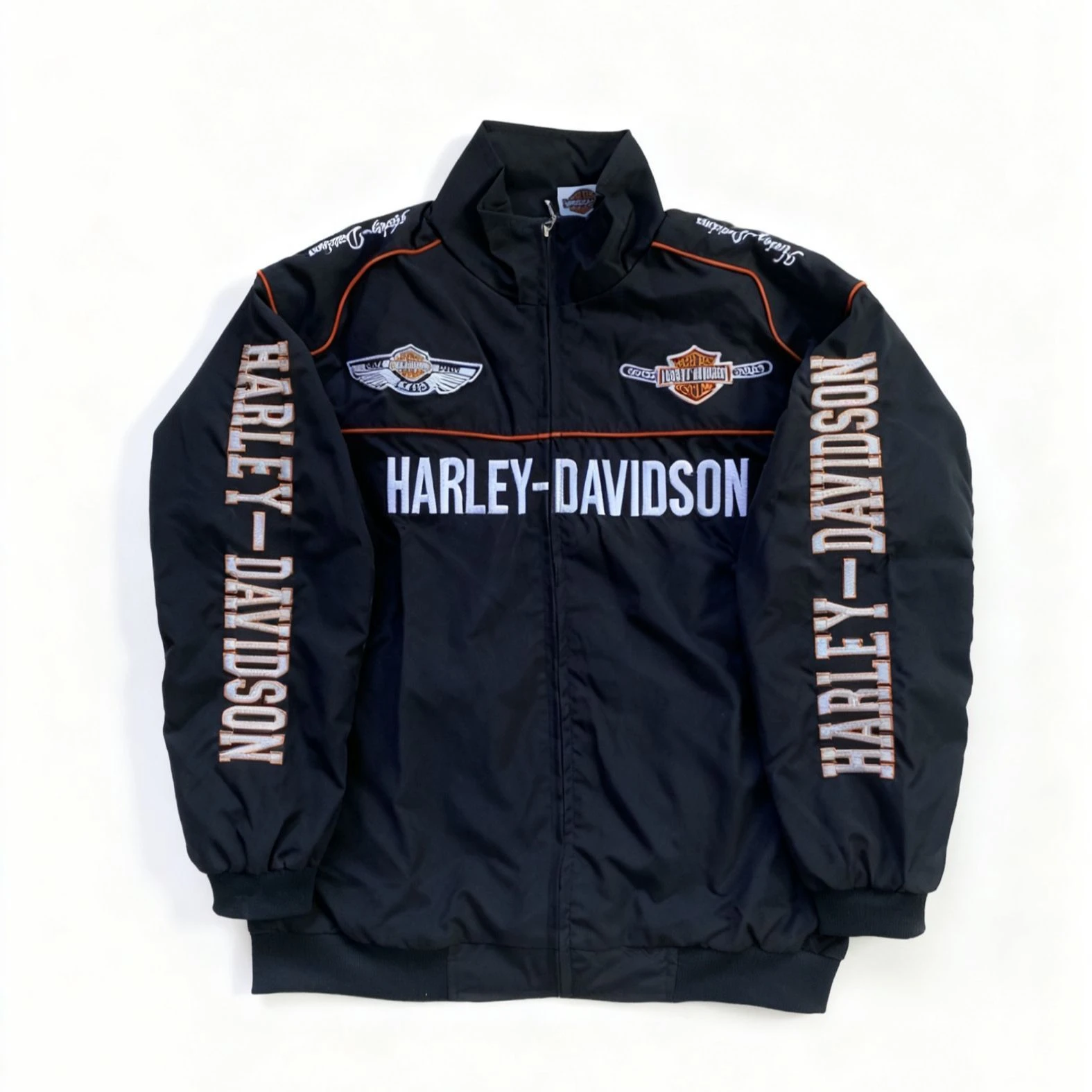 AliExpress harley davidson Cool Spring Autumn Thin Embroidered Racing Motorcycle Jacket Cycling Suit For Harley Davidson Electra Glide Ultra Classic S PA