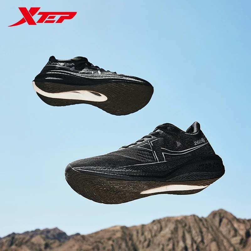 Xtep 260X Running Shoes For Men 2024 Summer Comfortable Cushioning Lightweight Stronger Propulsive Force Sneakers 976219110065