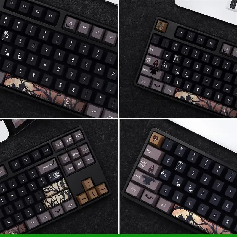 

U55C DIY Keycaps 136 Pcs PBT Dye Subb Space for Cherry Mecahnical Keyboard DIY