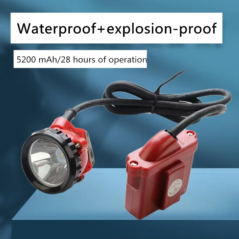 

Mining Head Light Underground Operations Led Headlights Explosion-Proof Mining Lamp Sea Going Waterproof Light 5200mah 28 hours