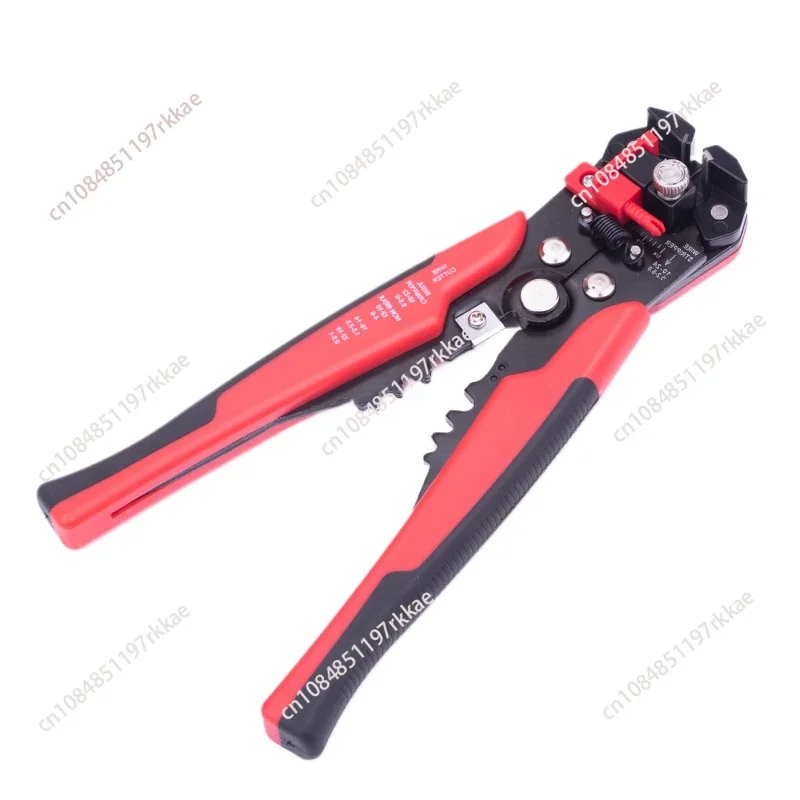 Automatic Wire Stripper, 8in Automatic Crimper Plier Wire Cutter Stripping Tool Manual Multifunction Ergonomic for Home Factory