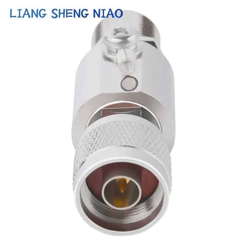 N-type 6GHZ Lightning Arrester N-JK Coaxial Anti-Lightning Antenna Communication RF Coaxial Connector for HAM CB Radio WLAN