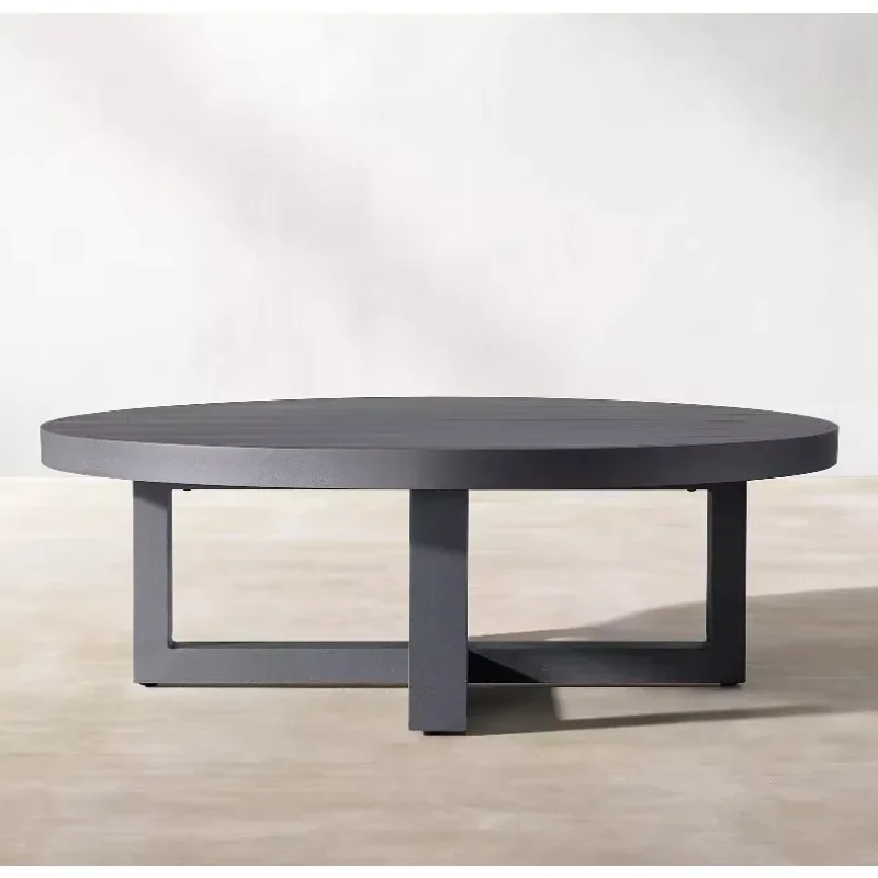 

Green new design hotel, outdoor garden aluminum modern coffee table