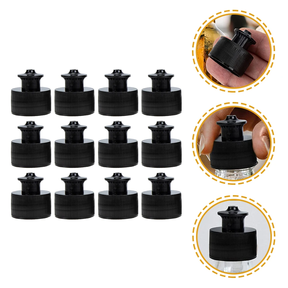 

30 Pcs Sport Water Bottle Sports Pull Cover Mineral Bulk Lids Squeeze Push Cap Caps for Kettle Reusable White Child